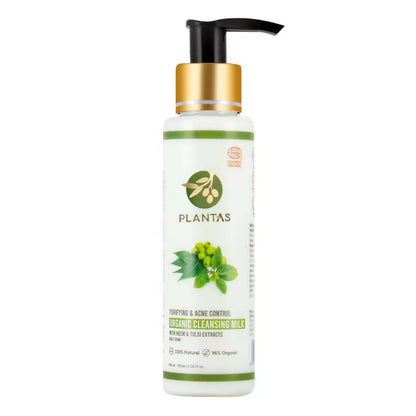 Plantas Purifying & Acne Control Organic Cleansing Milk - Distacart