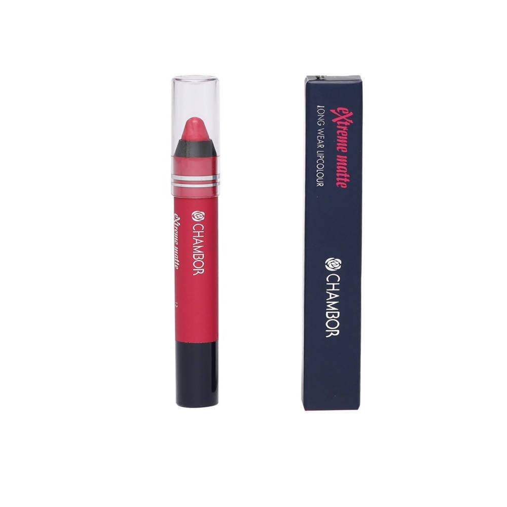 Chambor Hottie Pink 13 Extreme Matte Long Wear Lip Colour - Distacart