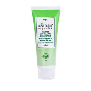 Azafran Organics Tea Tree Skin Clearing Face Wash - Distacart
