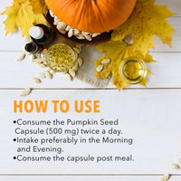 Thumbnail for Nutriorg Pumpkin Seed Oil Soft Gel Capsules - Distacart