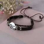 Thumbnail for NVR Men Leather Wraparound Bracelet - Distacart