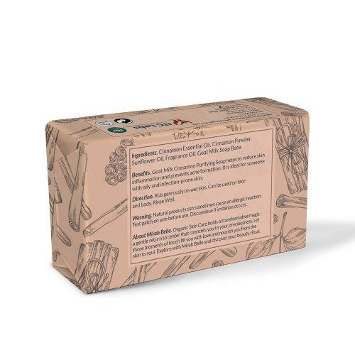 Mirah Belle Goat Milk Cinnamon Purifying Soap - Distacart