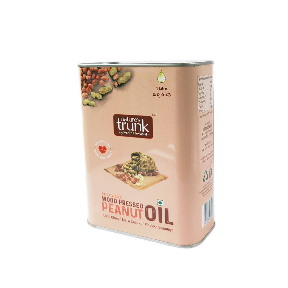 Nature's Trunk Extra Virgin Woodpressed Peanut oil - Distacart