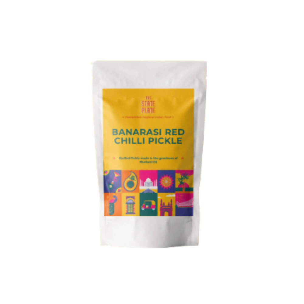 The State Plate Banarasi Stuffed Red Chilli Pickle - Distacart
