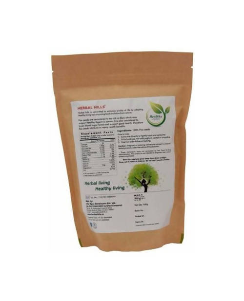 Herbal Hills Flax seeds Linum usitatissimum 500 Gm