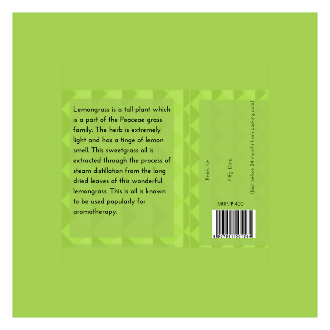 Oilcure Lemon Grass Oil - Distacart