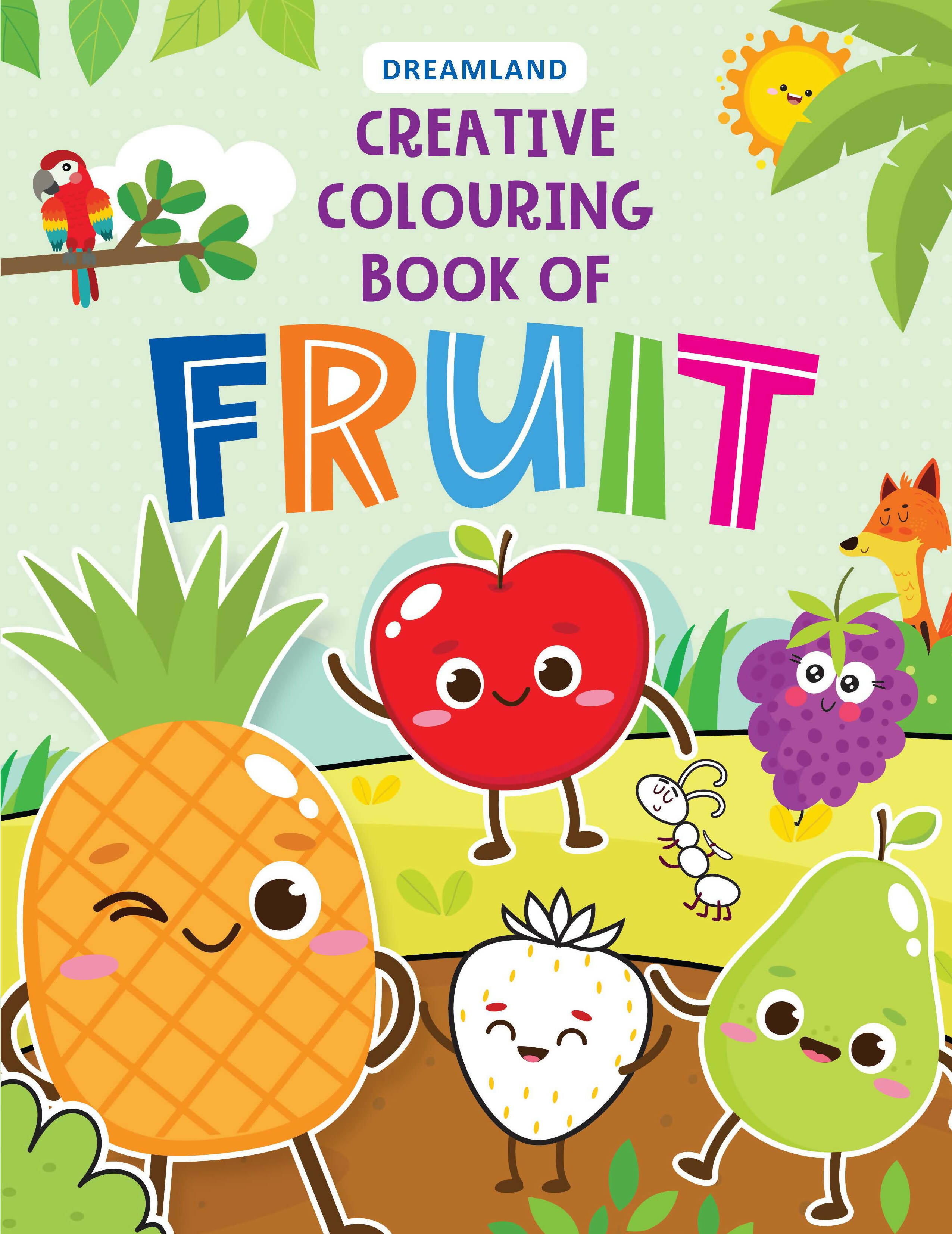 Dreamland Creative Colouring Book - Fruits - Distacart