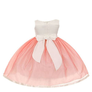 Asmaani Baby Girl's Off-White Multi-Coloured Satin A-Line Maxi Full Length Dress (AS-DRESS_22161) - Distacart