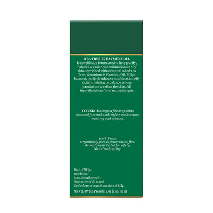 Biotique Tea Tree Treatment Face Oil - Distacart