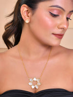 Thumbnail for VOJ Women Gold Color stainless steel Jewellery Set - Distacart