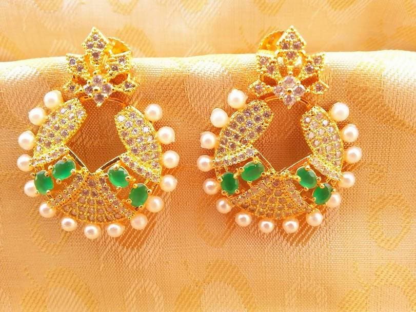 Ad Emerald Designer Earrings