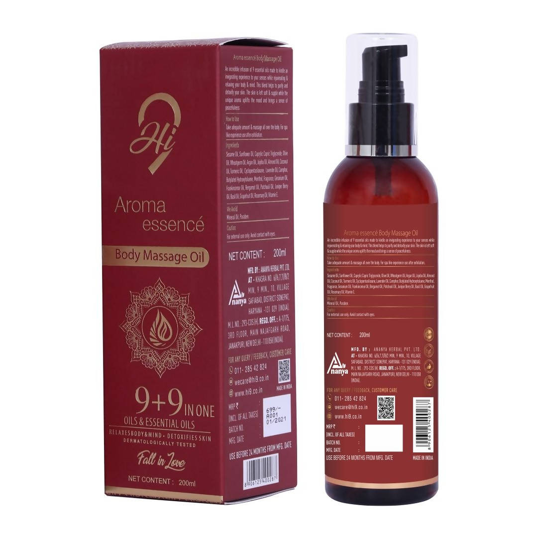 Hi9 Aroma Essence Body Massage Oil