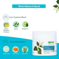 Thumbnail for OZiva Phyto Cleanse Anti-Acne Face Mask - Distacart