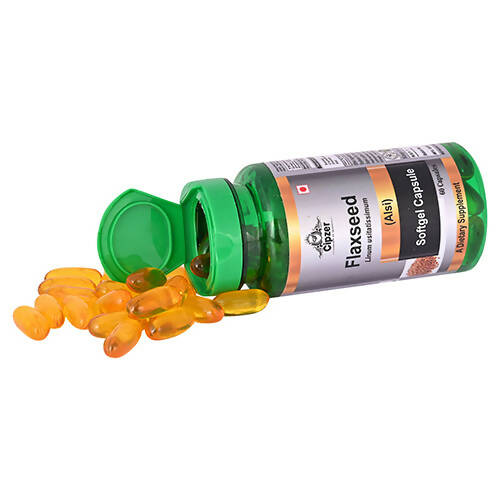 Cipzer Flaxseed Softgel Capsules - Distacart