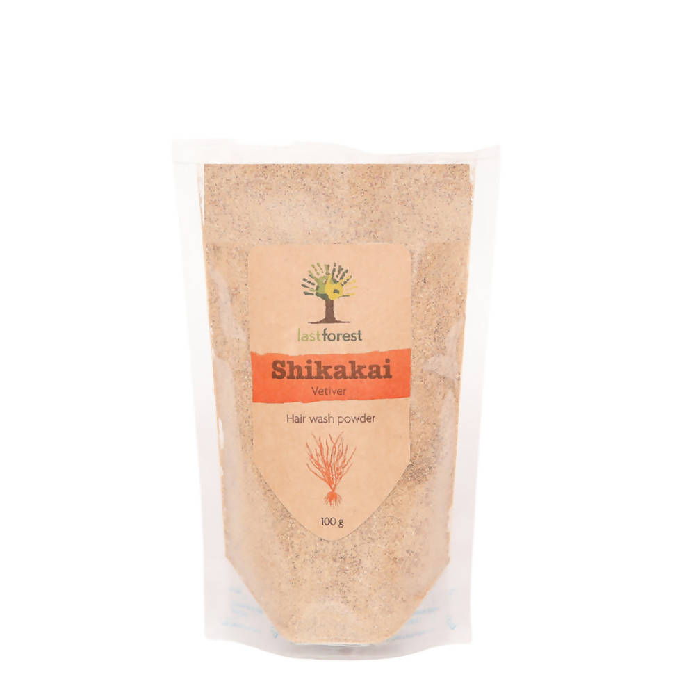 Lastforest Shikakai Vetiver Hair Wash Powder - Distacart