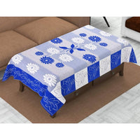 Thumbnail for Yellow Weaves Designer Center 4 Seater Table Cover - Blue - Distacart
