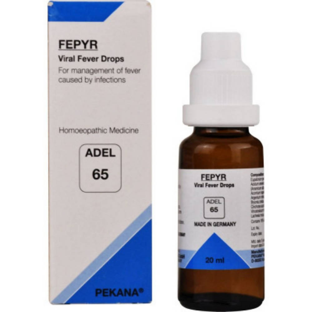 Adel Homeopathy 65 Fepyr Drops - Distacart