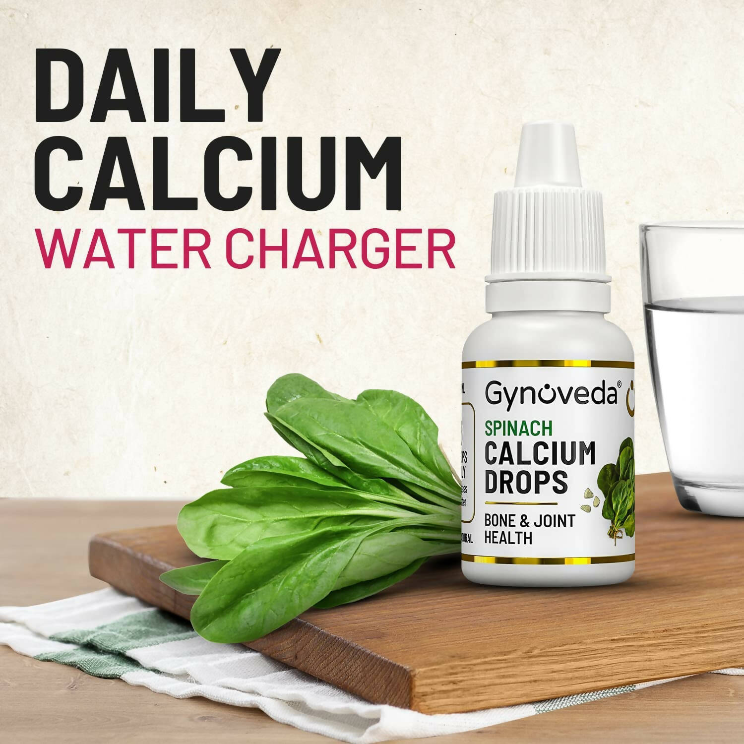 Gynoveda Spinach Calcium Drops - Distacart