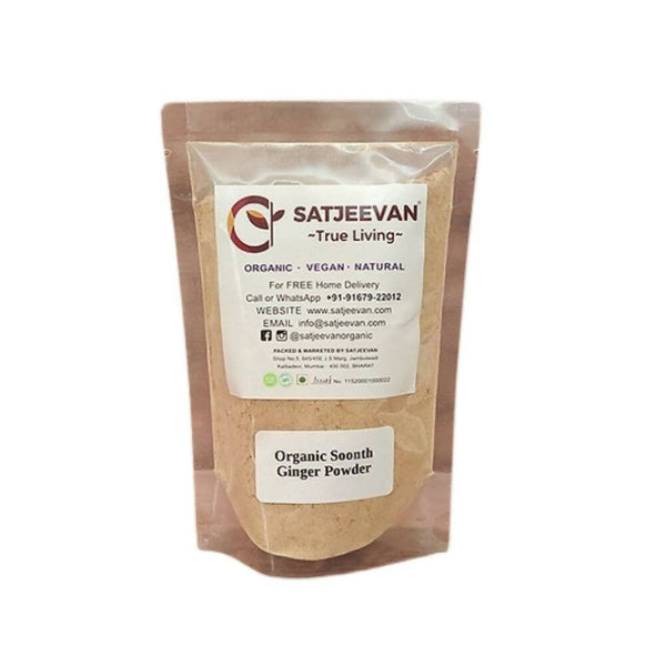 Satjeevan Organic Soonth Ginger Powder - Distacart
