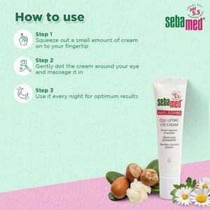 Sebamed Anti-Ageing Q10 Lifting Eye Cream usage
