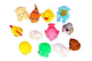 Cable World Plastic Baby Bath Chu Chu Colorful Animal Shape Toy (Multicolor, Multi Design) - Distacart
