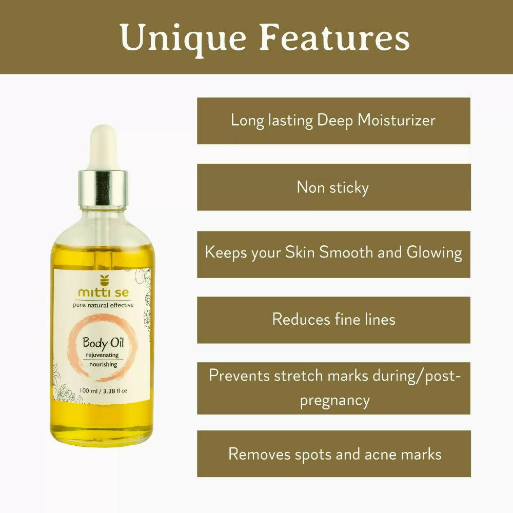 Mitti Se Rejuvenating Nourishing Body Oil - Distacart