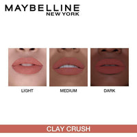 Thumbnail for Maybelline New York Color Sensational Creamy Matte Lipstick / 656 Clay Crush - Distacart