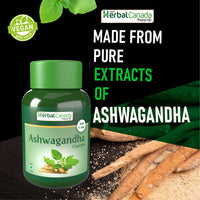 Thumbnail for Herbal Canada Ashwagandha Capsules - Distacart