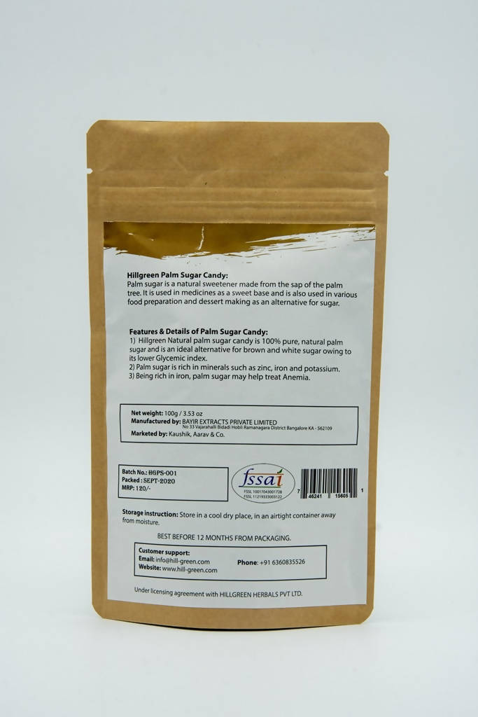 Hillgreen Natural Palm Sugar Candy - Distacart