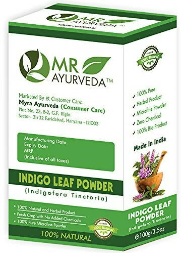 MR Ayurveda Indigo Leaf Powder - Distacart