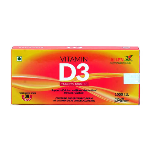 Allen Homeopathy Vitamin D3 Tablets