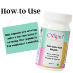 Thumbnail for Vigini Natural Active Hair Skin Nail Health Capsules for Men Women - Distacart