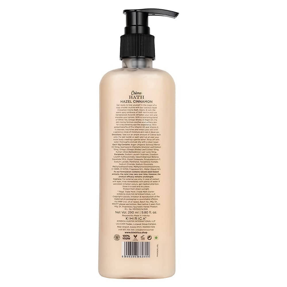 Kimirica Creme Bath Hazel Cinnamon Body Wash - Distacart