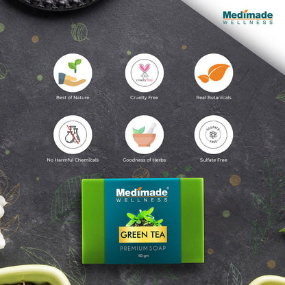Medimade Wellness Green Tea Premium Soap