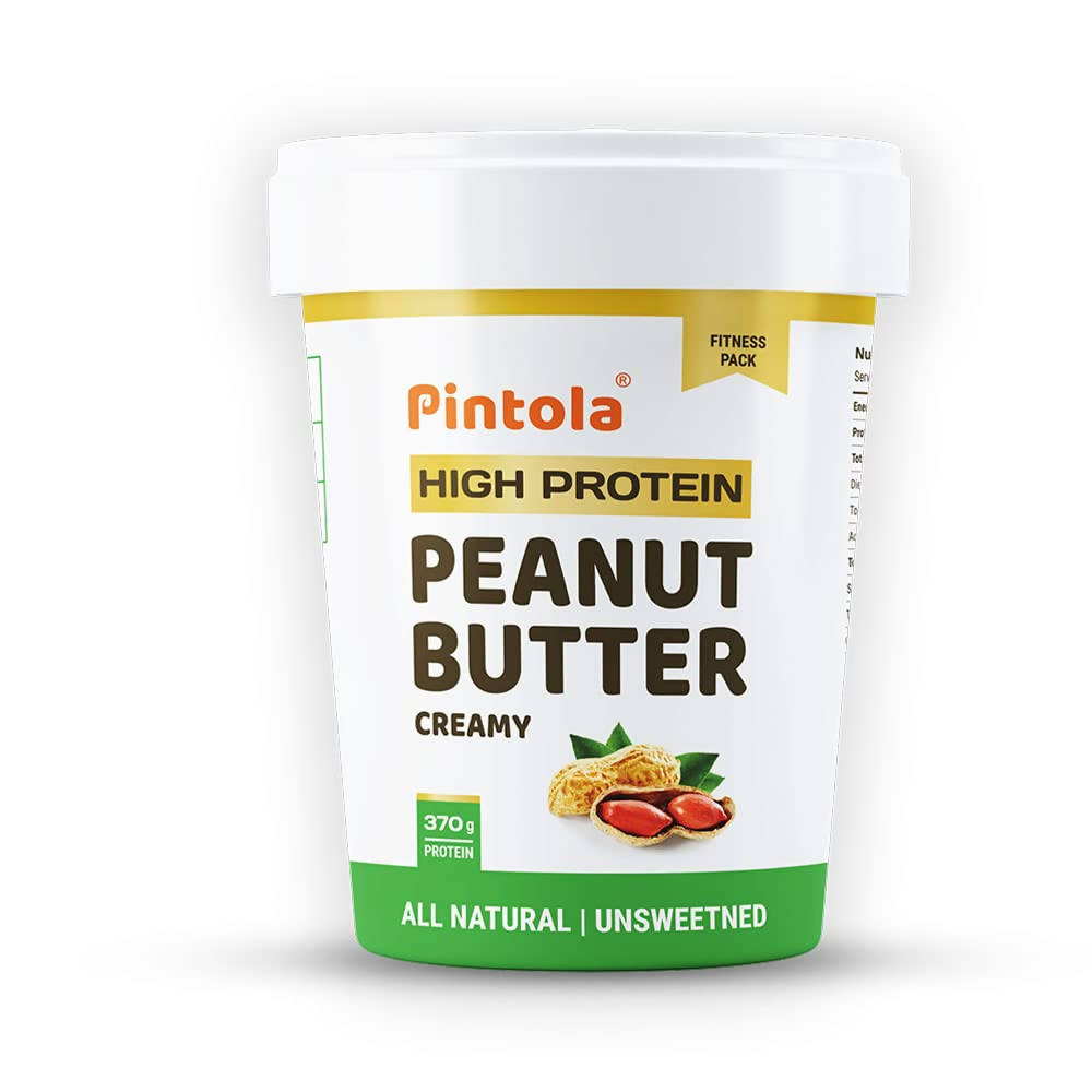 Pintola High Protein Natural Creamy Peanut Butter - Distacart
