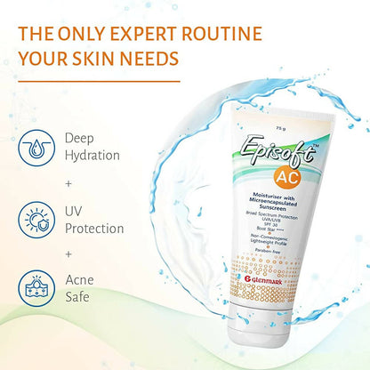 Episoft AC Moisturizer with Sunscreen, SPF 30 - Distacart