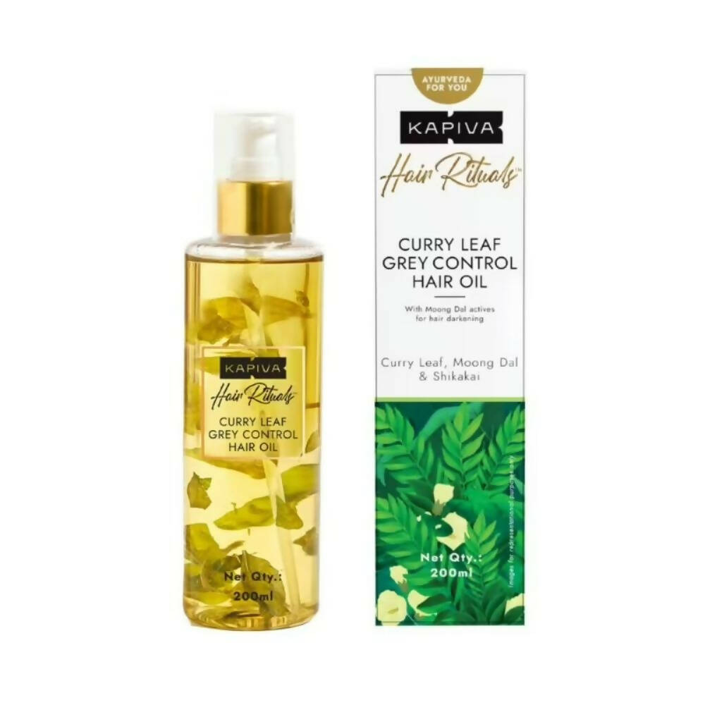 Kapiva Ayurveda Hair Rituals Curry Leaf Anti Grey Hair Oil - Distacart