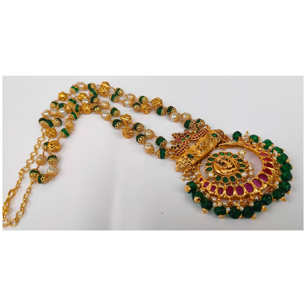Beaded Ganesha Temple Necklace - Distacart