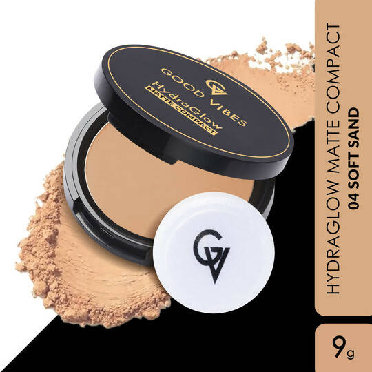 Good Vibes HydraGlow Matte Compact - Soft Sand 04 - Distacart