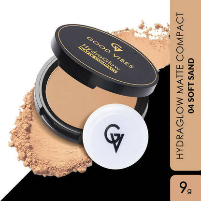 Good Vibes HydraGlow Matte Compact - Soft Sand 04 - Distacart