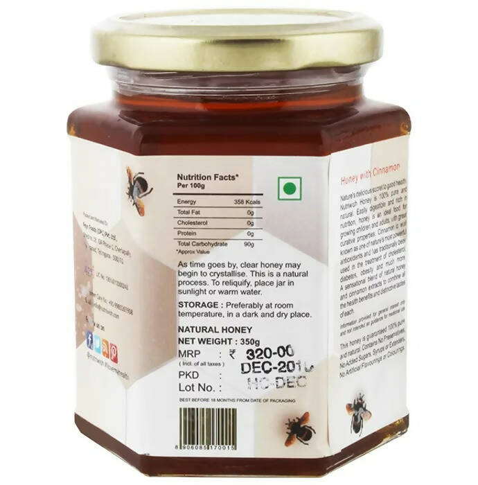 Nutriwish 100% Pure Organic Honey Cinnamon - Distacart