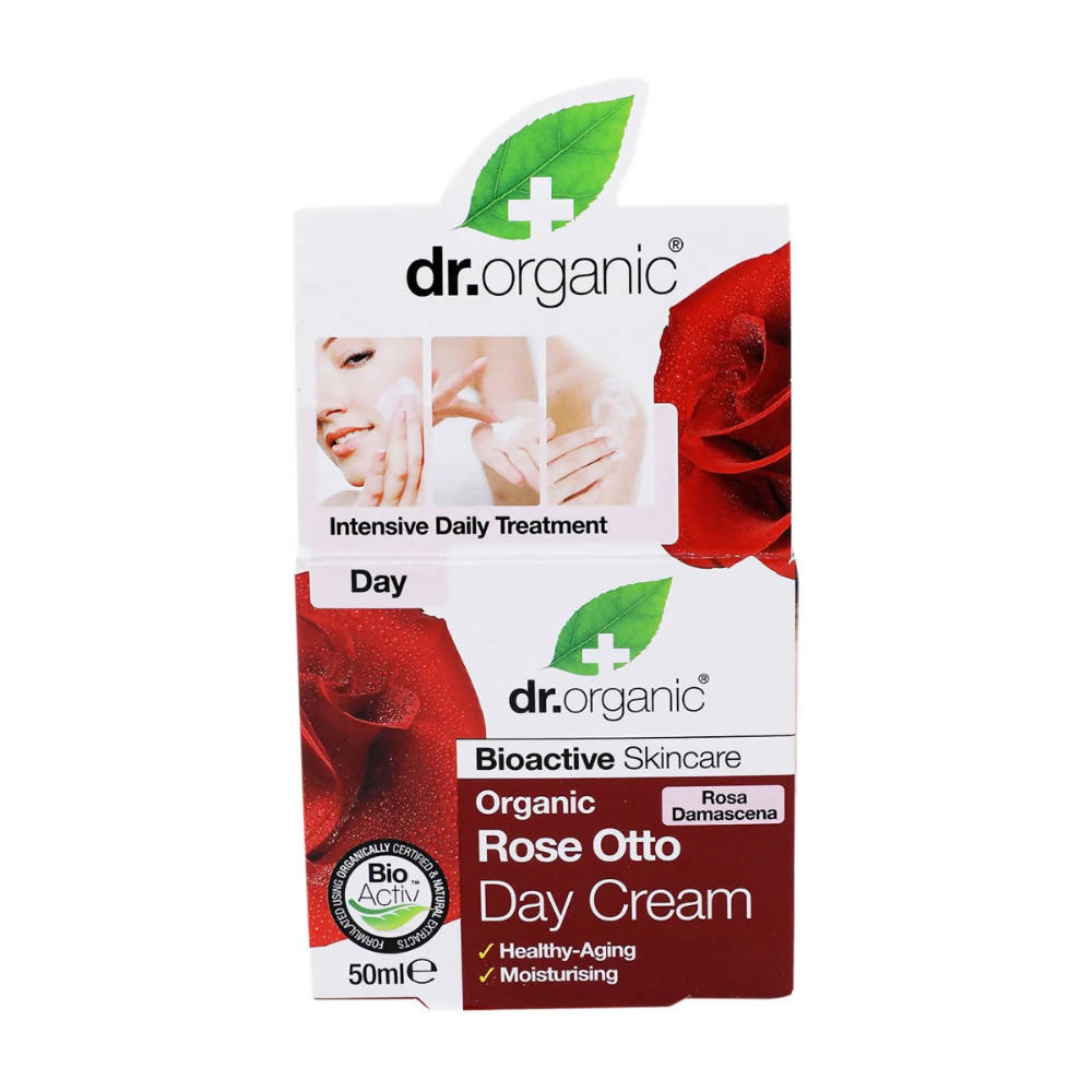 Dr.Organic Rose Otto Day Cream - Distacart