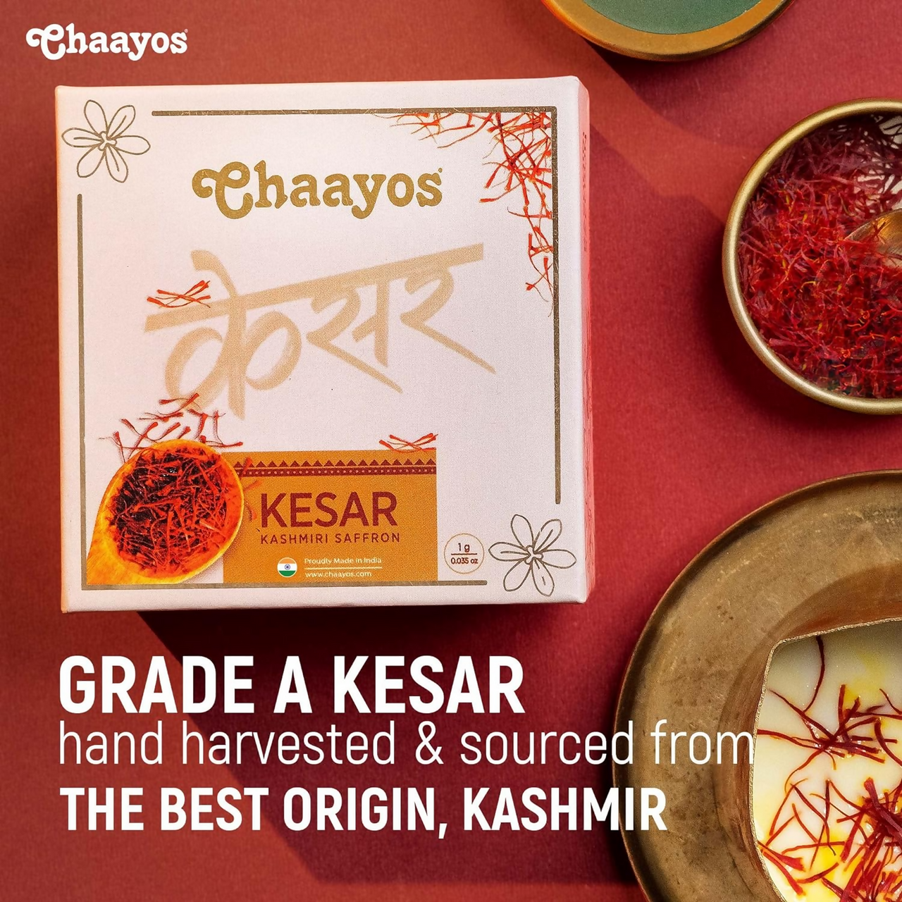 Chaayos Kesar Kashmiri Saffron - Distacart