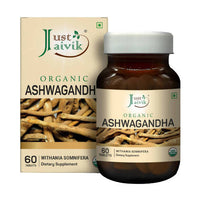 Thumbnail for Just Jaivik Organic Ashwagandha Tablets