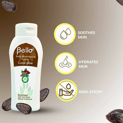 Bello Herbals Body Moisturizing Lotion Coco Glow - Distacart