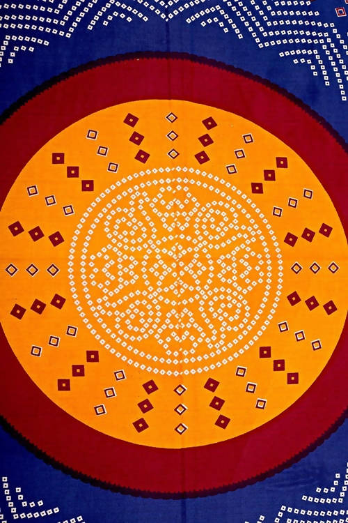 Vamika Printed Cotton Yellow With Multicolor Combination Bedsheet With Pillow Covers (LEOC_BANDJ_Y) - Distacart