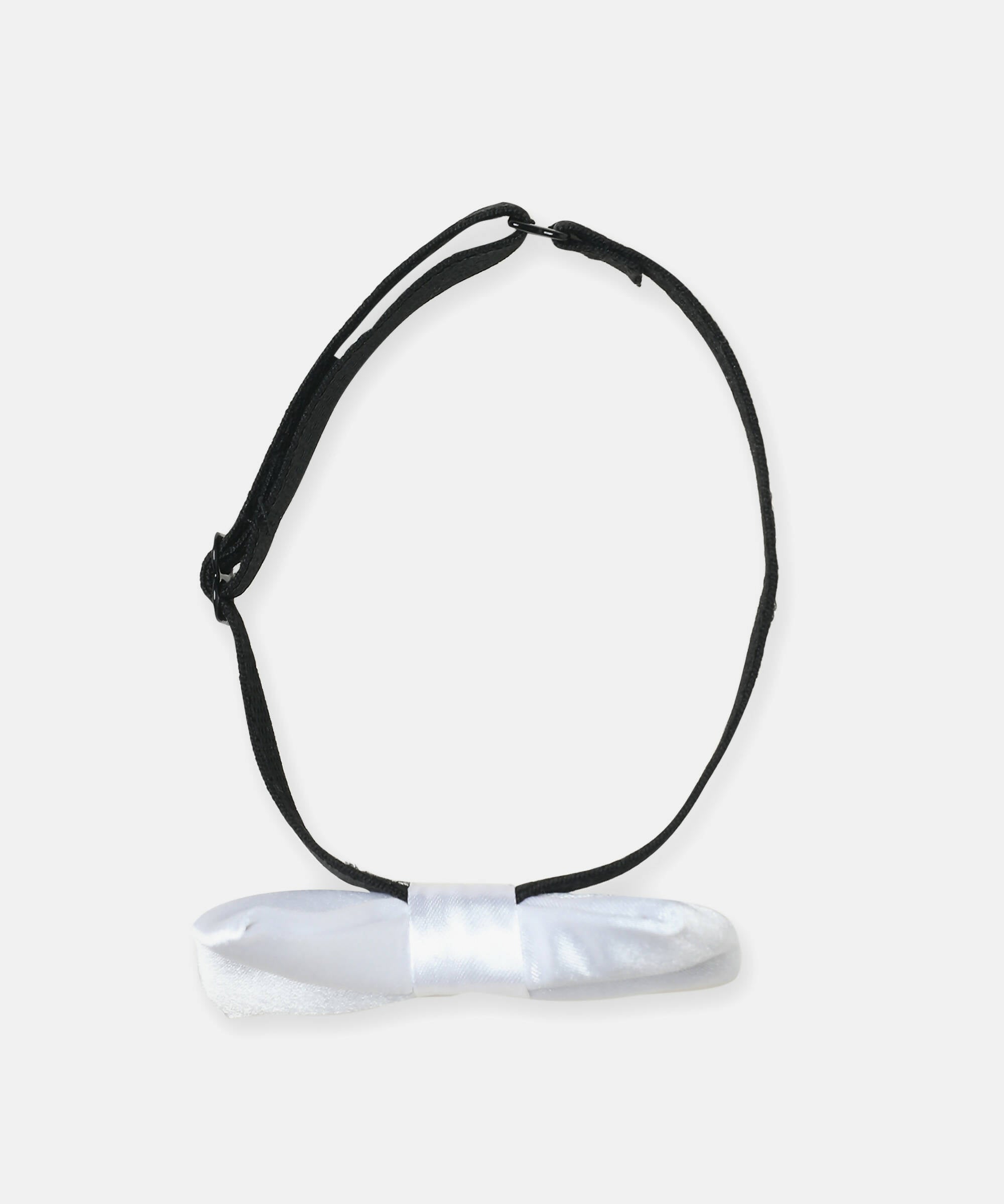 Manet Boys Solid Single Layer Bow - White - Distacart
