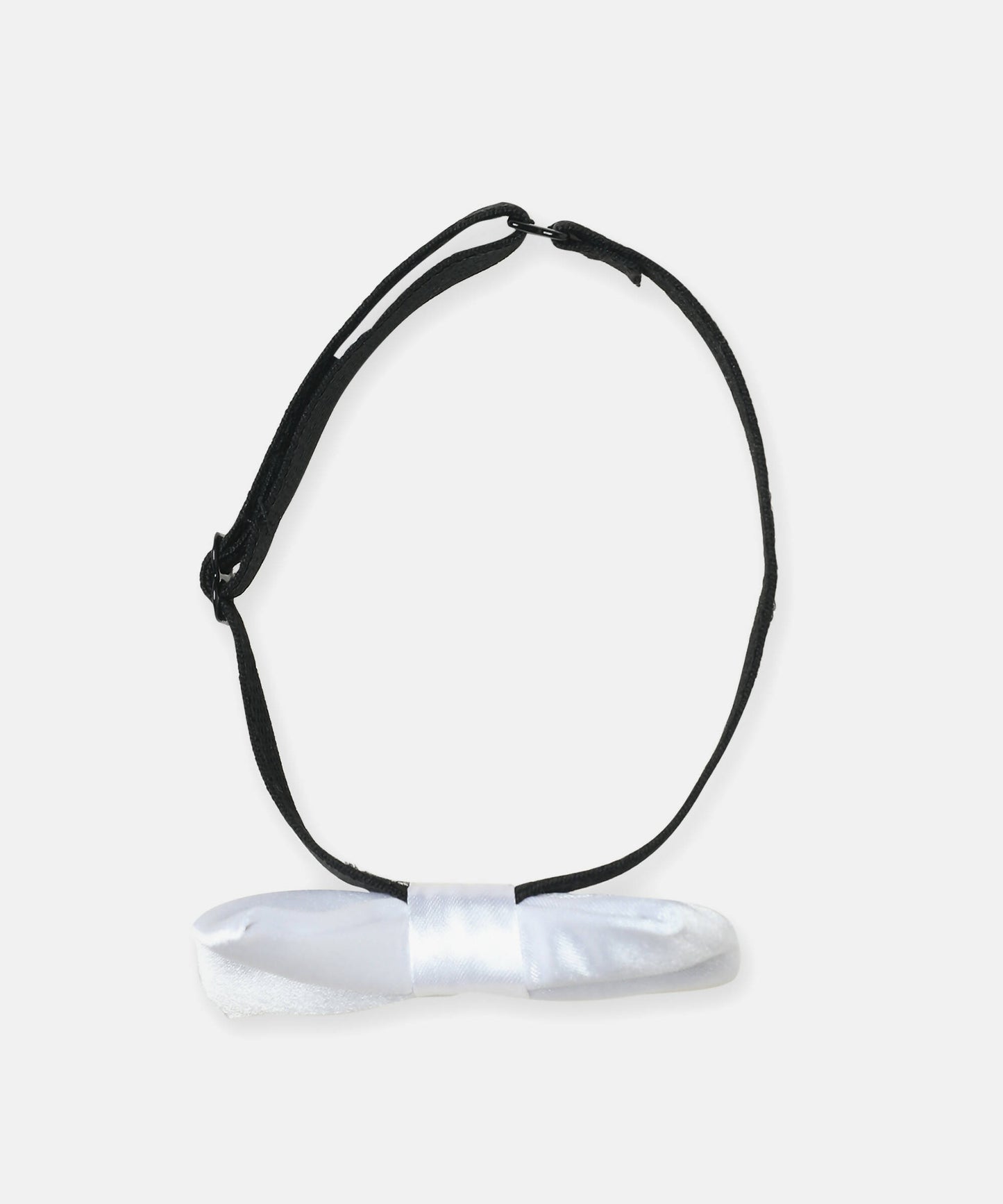 Manet Boys Solid Single Layer Bow - White - Distacart