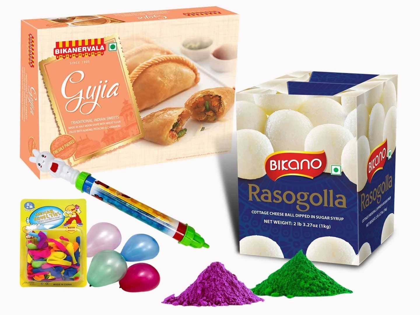 Bikano Rasogolla With Ghujia On Holi - Distacart