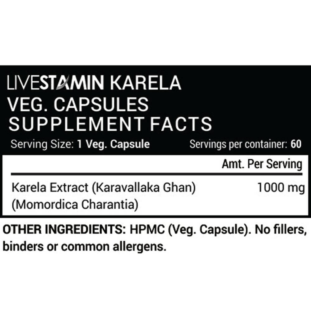 Livestamin Karela Capsules - Distacart